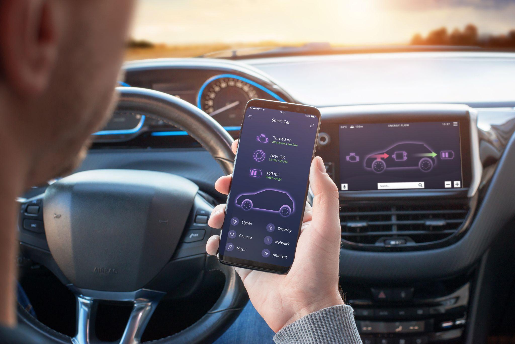 Smart App for car owners and parents for monitoring