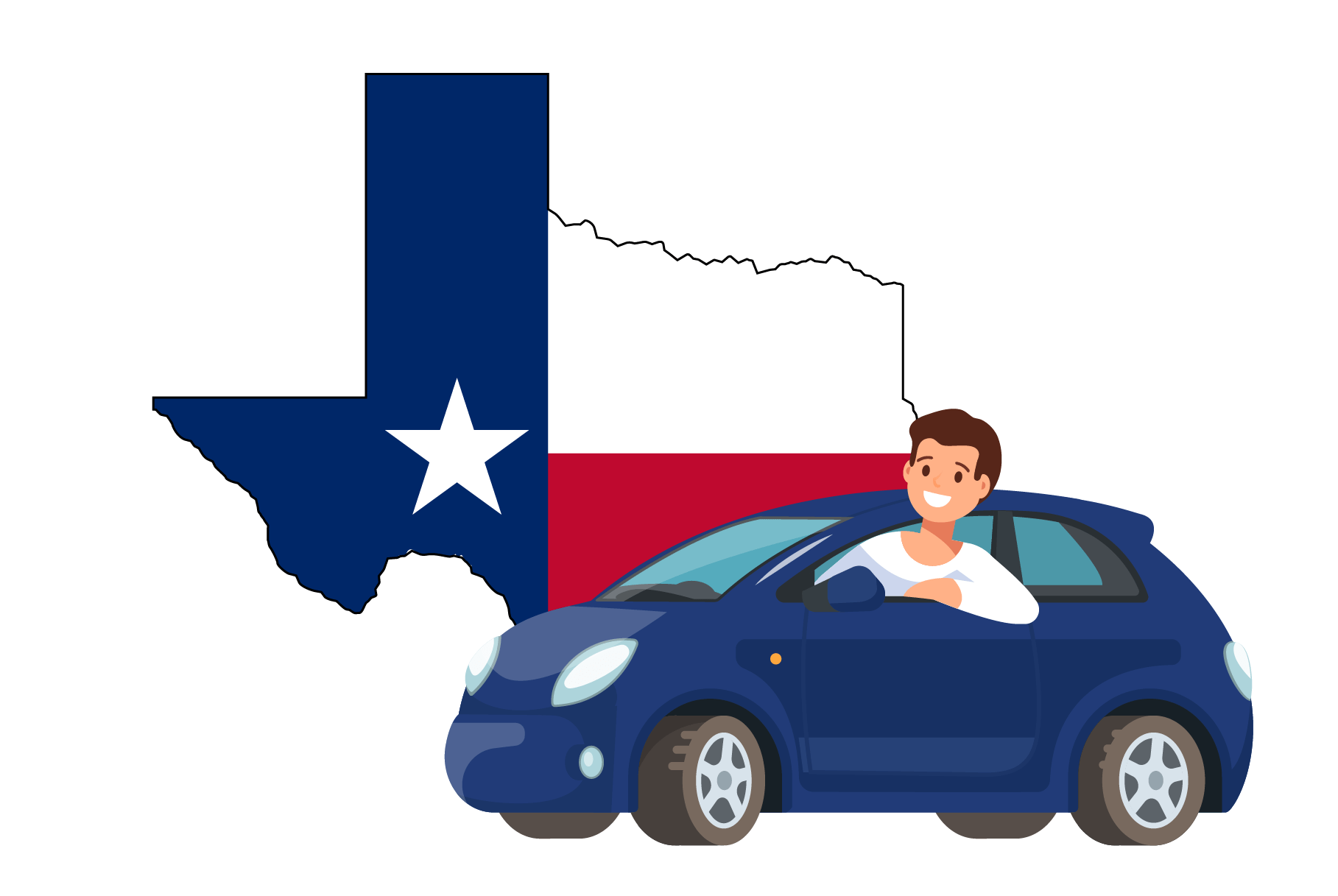 online texas driving courses infographic